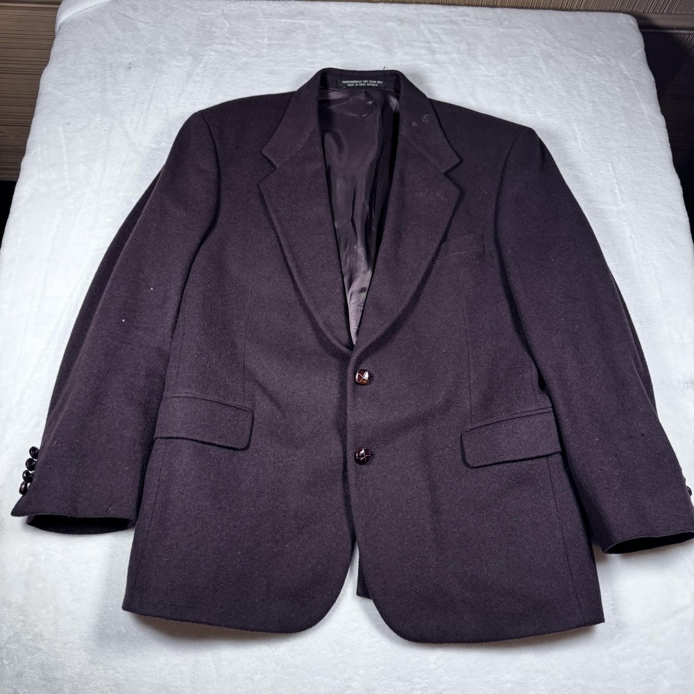 Tailors Row By Jeansgate Blazer Mens 42 Brown 100%‎ Camel Hair Sport Coat Jacket